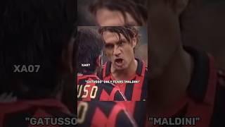 Gatusso Only Fears Maldini #shorts #ronaldo #messi #shortsvideo