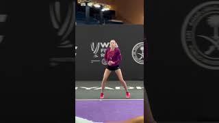 Elena Rybakina Training in Riyadh WTA Finals 2024