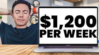 Laziest Ways to Make Money Online Without AI ($1,200/Week+) For Beginners