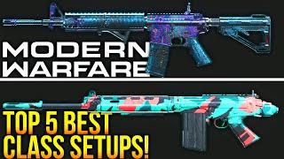 Modern Warfare: RANKING The TOP 5 BEST CLASS SETUPS! (Best Weapons)