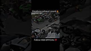 Hayabusa exhaust sound  #shorts #ytshort #motovlog #vlog #ninjah2