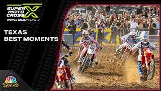 SuperMotocross playoffs 2024: Round 2, Texas Motor Speedway best moments | Motorsports on NBC