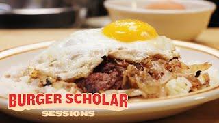 How to Cook a Hawaiian Loco Moco Burger with George Motz | Burger Scholar Sessions