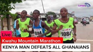 Watch the new mountain marathon King and Queen. Kwahu Mountain Marathon. Men and Women. 2024.