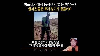 아프리카에서 농사짓기 힘든 이유는?  #새마을_세네갈