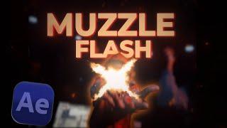 EASILY create MUZZLE FLASH effect in After Effects