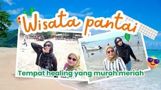 pantai KARANG MEONG Anyer ‼️PASIR PUTIH nya mirip di BALI️