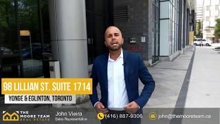 98 Lillian Street Suite 1714 Condo For Sale - Yonge & Eglinton Toronto