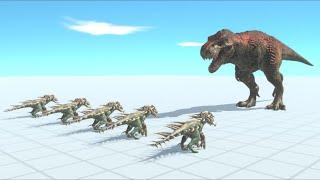 Mutant Raptor vs Every Units - Animal Revolt Battle Simulator