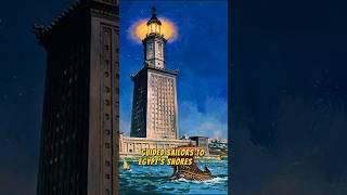 Why was the Lighthouse of Alexandria destroyed?