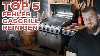 5 Fehler, die deinen Grill kaputt machen! Gasgrill richtig reinigen!