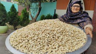 KAJU RECIPE BY MY GRANNY | CASHEW NUTS RECIPE | INDIAN RECIPES | VILLAGE COOKING | VEG RECIPES