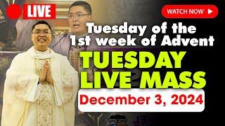 DAILY FILIPINO HOLY MASS LIVE TODAY - Tuesday DECEMBER 3, 2024 || FR. JOWEL JOMARSUS GATUS