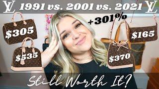 Louis Vuitton Price Increases 2021 vs 1991 | 30 Years of LV Price Increases | Rachel Went Shopping