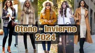 MODA TENDENCIA OTOÑO- INVIERNO 2024 LOOKS COMODOS Y CALIDOS CON ESTILO CASUAL