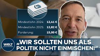 MINDESTLOHN-DEBATTE: Richtig oder falsch? Grüne und Gewerkschaften fordern Anhebung auf 15 Euro