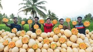 SHAMAM JUICE | Muskmelon Juice Recipe | Healthy Refreshing Drink | Village Food