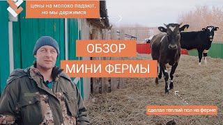 Построил мини-ферму мечты в сельской глубинке. Обзор хозяйства