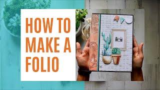 Mini Album Folio Tutorial Start to Finish Beginners 2023 | Mintay Suntastic | Choice Folio