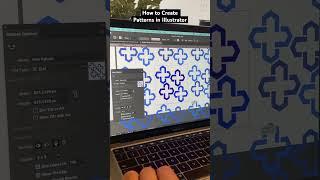 How to create patterns with #adobeillustrator #graphicdesign