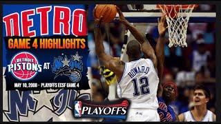 2008 Playoffs ECSF Game 4 - Detroit Pistons at Orlando Magic - Full Highlights