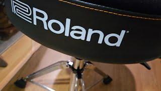 Roland Drum Throne! RDT-SH-U. Pt.2 Unboxing and First Impression Review.