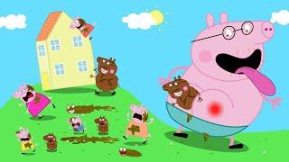 Peppa What's wrong with my butt??? Peppa Pig Funny Animation