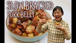 Homemade Slow Braised Pork Belly with Fermented Red Beancurd