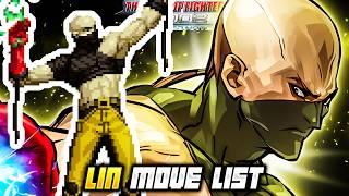 LIN MOVE LIST - The King of Fighters 2002 Unlimited Match (KOF2002)