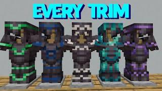 I collected EVERY Armor Trim in Minecraft!