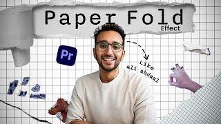 Create Ali Abdaal PAPER FOLD EFFECT in Premiere Pro