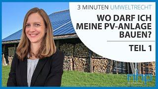 Wo darf ich meine Photovoltaik-Anlage bauen? | NHP Rechtsanwälte