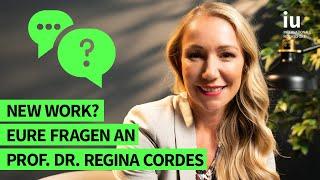 New Work Studium | Q&A mit Prof. Dr. Regina Cordes