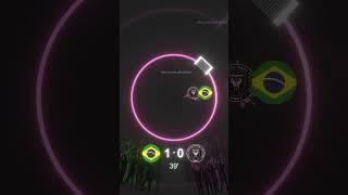 BRAZIL vs INTER MIAMI#footballmarbles #footballedit #neonarcade #brazil #intermiami