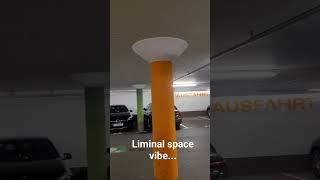 Liminal space vibes in a city parking garage #liminalspace #parkinggarage #vibes