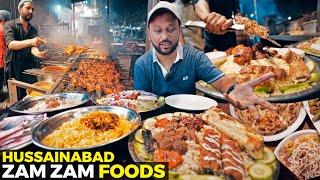 Pulao Platter, Pizza, Biryani aur buhut kuch at Hussainabad Karachi | Zam Zam Food | Street Pakistan