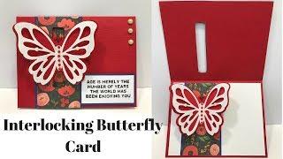 Interlocking Butterfly Card