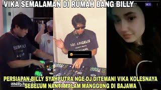 Romantis Vika Kolesnaya Menemani Latihan Terakhir Billy Syahputra Nge-DJ Sebelum Manggung Malam ini