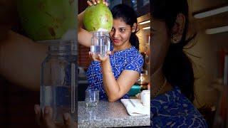 Nature's Summer Healthy Drink #shorts #youtubeshorts #coconutwater #ammachethivanta #shortsvideo