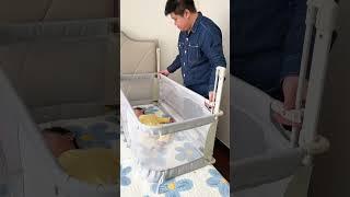 发现了一款宝藏婴儿床！多功能轻便可折叠设计再也不怕压到宝宝了！性价比高还不占空间真的香！ #婴儿床 #母婴好物 #宝妈推荐 #母婴好物 #带娃好物
