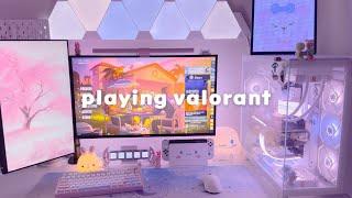 chill valorant gameplay on a friday night  | cozy setup, asmr, lofi music, gaming