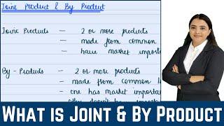 Cost Accounting for Joint Products and By-Products | CA Inter | English | Costing Capsules