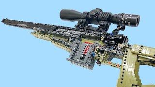 LEGO ] Sniper Rifle  Super Fast Making (and, shoot) Stop Motion