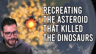 Recreating the asteroid that killed the dinosaurs