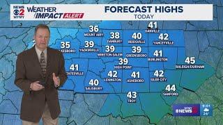 Weather Impact Alert | WFMY News 2 shows icy roads, snow in the Triad (9 a.m.)