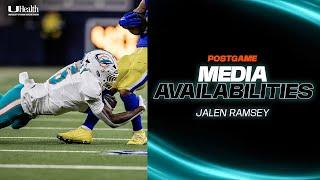 CB Jalen Ramsey meets with the media after #MIAvsLAR | Miami Dolphins