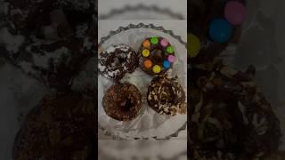 Homemade Chocolate Fluffy donuts | Easy donuts recipe | soft and fluffy # shorts # viral # donut