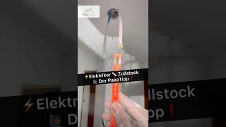 ️Elektriker Zollstock #strom #electric #elektriker #diy #elektrik #electrician #elektro #handwerk