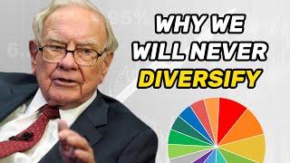 Warren Buffett: Why we don't diversify ️ Charlie Munger: Diversification is for amateurs 