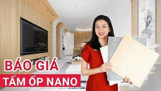 Giá tấm ốp nano bao nhiêu 1m2 | Báo giá thi công tấm nhựa ốp tường